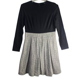 Lauren Ralph Lauren Black and White Long Sleeve Dress